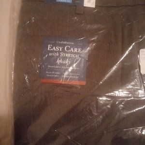 NWT Men's Croft&Barrow classic fit stretch khaki Pants